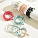 Bohemian style women's multi-layer bead bracelet, niche color weaving design, high-end feel, handmade accessory_ipsvogv.com
