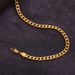 jewelry fashion new gold necklace plated gold men's 6MM sideways necklace manufacturers _ipsvogv.com