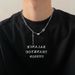 Xiao Man Waist Non Fading Cold Wind Men's Necklace Female Minority Design High End Titanium Steel Hip Hop Collar Chain_ipsvogv.com