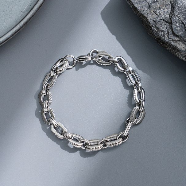 New Ins Style Stainless Steel Bracelet For Men Hip-Hop Fashion Personality Gold Chain Jewelry_ipsvogv.com