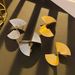 ins Style Exaggerated Irregular Earrings Women's Personality Temperament Fan-shaped Sequin Earrings Fashion Earring_ipsvogv.com