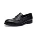 New wash vintage horse leather shoes a slip-on bean shoes men's shoes light luxury high-end straight leather shoes leather outsole_ipsvogv.com