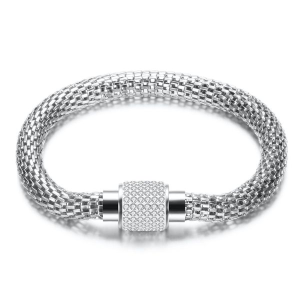 Women's Jewelry Cable Wire K Gold Steel Band Diamond Stainless Steel Bracelet_ipsvogv.com