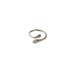KASHITE Korean Edition S Pure Silver Cool Style Personalized Hollow Cross FAITH Open Ring For Women_ipsvogv.com