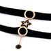 Choker Short Collarbone Chain Collar Women's Strap Neck Accessories Sexy Black Wide Edged Internet Famous Necklace_ipsvogv.com
