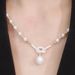 Full Diamond Pearl For Women, Light Luxury, Niche Design, 2024 New Clavicle Chain, High-end Necklace Accessory_ipsvogv.com