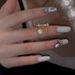 【 1551 People's Collection 】 Spicy Girl Single Item Sparkling Diamond Zircon Japanese And Korean Temperament Versatile_ipsvogv.com