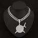 Personalized Cartoon Animal 6ix9ine, Same Size Shark Pendant With Diamonds, Hip-hop Necklace Accessory_ipsvogv.com