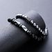 Black Gallstone Bracelet For Men, Twisting Personality, Dark And Cold Style, High End, Versatile, Summer Accessories,_ipsvogv.com