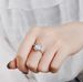 New 3 Carat Pigeon Egg Moissanite Four Claw High End White Copper Ring Wedding Proposal Birthday Gift For Women_ipsvogv.com
