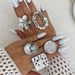 Ins Style Liquid Metal Geometric Hollow Fashion Irregular Pleated Flower Ring_ipsvogv.com