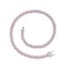 Men’s Jewelry Set Fashion Hot Selling 8mm Three Diamond Pink And White Integrated Buckle Necklace Trendy Men's Personality Hip Hop Diamond Cuban Chain_ipsvogv.com
