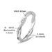 Mo Sang Stone Women's D-color Sterling Silver Wedding Ring Pair Fried Dough Twists Rope_ipsvogv.com