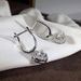 Cao Shi Fashion Two Piece Exquisite Round Shining Earrings Buckle_ipsvogv.com