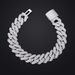 14mm Copper Inlaid 2 Row Zircon Rhombus Cuban Chain Hip Hop Street Style Bracelet For Men_ipsvogv.com