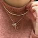 Ribbon Bow Necklace For Women High-End 2024 New Light Luxury Niche Summer Dress Collarbone Chain Accessory_ipsvogv.com