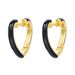 Unisex Hot Selling Trend Light Luxury Hong Kong Style Red Heart Earrings For Women Simple Design Copper Plated Real Gold Drop Earrings Ear Buckles_ipsvogv.com