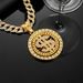 Hip hop creative rotating US dollar pendant jewelry street rap rock style US dollar necklace jewelry_ipsvogv.com