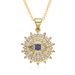 New Multi Form Devil's Eye Oil Drop Necklace Micro Inlaid Pendant Necklace Jewelry_ipsvogv.com