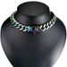 Iridescent Freemasonry Masonic Mason Man's 15mm Width Stainless Steel Solid Chain Necklace Long 16~22 Inch_ipsvogv.com