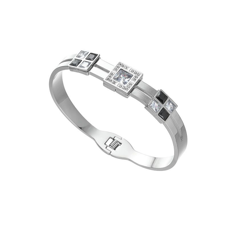 Niche Design Fashionable Whole Body Titanium Steel K Gold High-end Light Luxury Bracelet_ipsvogv.com