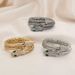 New Exaggerated Snake-Shaped Wrap Adjustable Alloy Inlaid With Rhinestones Niche Hip-Hop Punk Style Men's Bracelet_ipsvogv.com