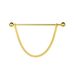 Men's Jewelry Round Ball Collar Pin Metal Chain Tassel Brooch French Shirt Pinhole Collar Corner Buckle Pin_ipsvogv.com