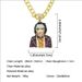 Hip hop cosplay three-dimensional diamond inlaid clown pendant necklace trendy men street dance nightclub Cuban chain_ipsvogv.com