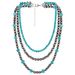 Jewelry Retro Ethnic Style Handmade Beaded Turquoise Necklace_ipsvogv.com