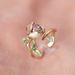 Sweet Fugitive Princess Series Super Gentle Pink Rose Flower Ring Female Retro Exquisite Enamel Drip Glue Open Ring_ipsvogv.com