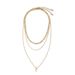 New Necklaces With Fashionable And Personalized Leaves, Featuring A Three-layer Necklace_ipsvogv.com