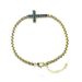 Men's And Women's 5MM Simple Cross Stainless Steel Bracelet With Diamonds Jewelry_ipsvogv.com