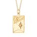 Women's Jewelry Love Words Vows Album Opening And Closing Necklace Female Retro Personality English Word Jewelry Moon Back Moon_ipsvogv.com