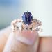 Sanjie 2025 New Creative Color Separation Three Piece Ring Temperament Simple Rose Gold Set Jewelry Ins Style_ipsvogv.com