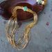 Palace Vintage Monet Book Weaving Gold Necklace Bracelet Set_ipsvogv.com