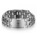 Men's Jewelry Cross Double Row Denim Chain Titanium Steel Jewelry Stainless Steel Bracelet_ipsvogv.com