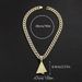 Personalized Hip-hop Full Diamond Paper Airplane Pendant Necklace, Cuban Chain Decoration, Men's Accessories_ipsvogv.com