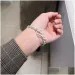 Charm New Chunky Infinity Knot Chain Bracelet Women Girl Gift Jewelry For Pandroa Sterg Sier Hand Bracelets With Orig_ipsvogv.com