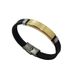 Accessories Stainless Silicone Sports Smooth DIY Titanium Steel Bracelet Men's Hip-Hop Jewelry_ipsvogv.com