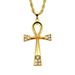Hip Hop Street Egyptian Anhe Diamond Set Key Pendant Necklace Nightclub Men's and Women's Jewelry_ipsvogv.com