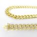 Men’s Jewelry Set Fashion 12mm Round Chain Spring Buckle Men's Necklace Personality Trend Rap Hip Hop Cuban Chain_ipsvogv.com