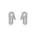 Women's Jewelry Front And Back Geometric Earrings Light Luxury Niche Design Fashionable French Twist Earrings_ipsvogv.com