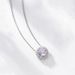 new S925 Silver Millennium Rose Cut 3A Zircon Necklace Female Full Of Zircon Clavicle Chain Light Luxury_ipsvogv.com