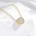 Women's Jewelry Selection 14K Necklace Copper Gold Plated Zirconium O Shaped Chain Round Pendant Fashion Geometric Classic Style Jewelry_ipsvogv.com
