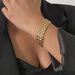 Jewelry Hip Hop Metal Trendy Fashion Wide Edge Geometry Cool Style Bracelet_ipsvogv.com