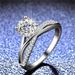 S Pure Silver D Color New Product Four Claw Star River Mosang Stone Ring Wedding, Gift for Wife Group Setting_ipsvogv.com