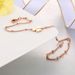 Unisex hot selling jewelry Korean simple clover bracelet Rose gold plated jewelry_ipsvogv.com