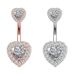 Women's Jewelry Love Belly Button Ring Creative Zircon Belly Button Belly Button Piercing Jewelry_ipsvogv.com