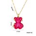 Titanium Steel Ins Wind Little Bear Star Necklace Women's Trend Light Luxury Small Crowd Versatile Collar Chain Simple_ipsvogv.com