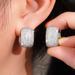 Cao Shichao's sparkling women's full diamond fashionable, simple, personalized. The earrings are cool and versatile,_ipsvogv.com